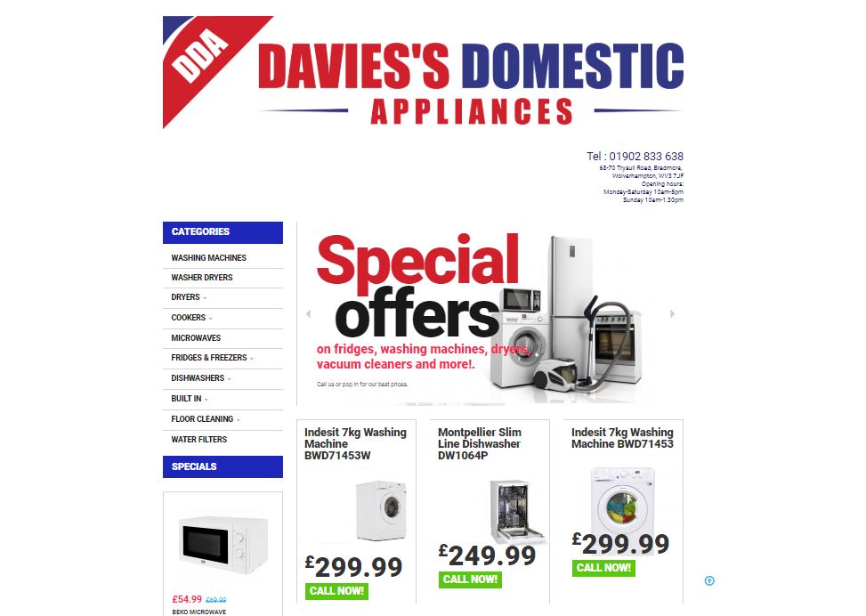 Davies Domestic Appliances, Wolverhampton